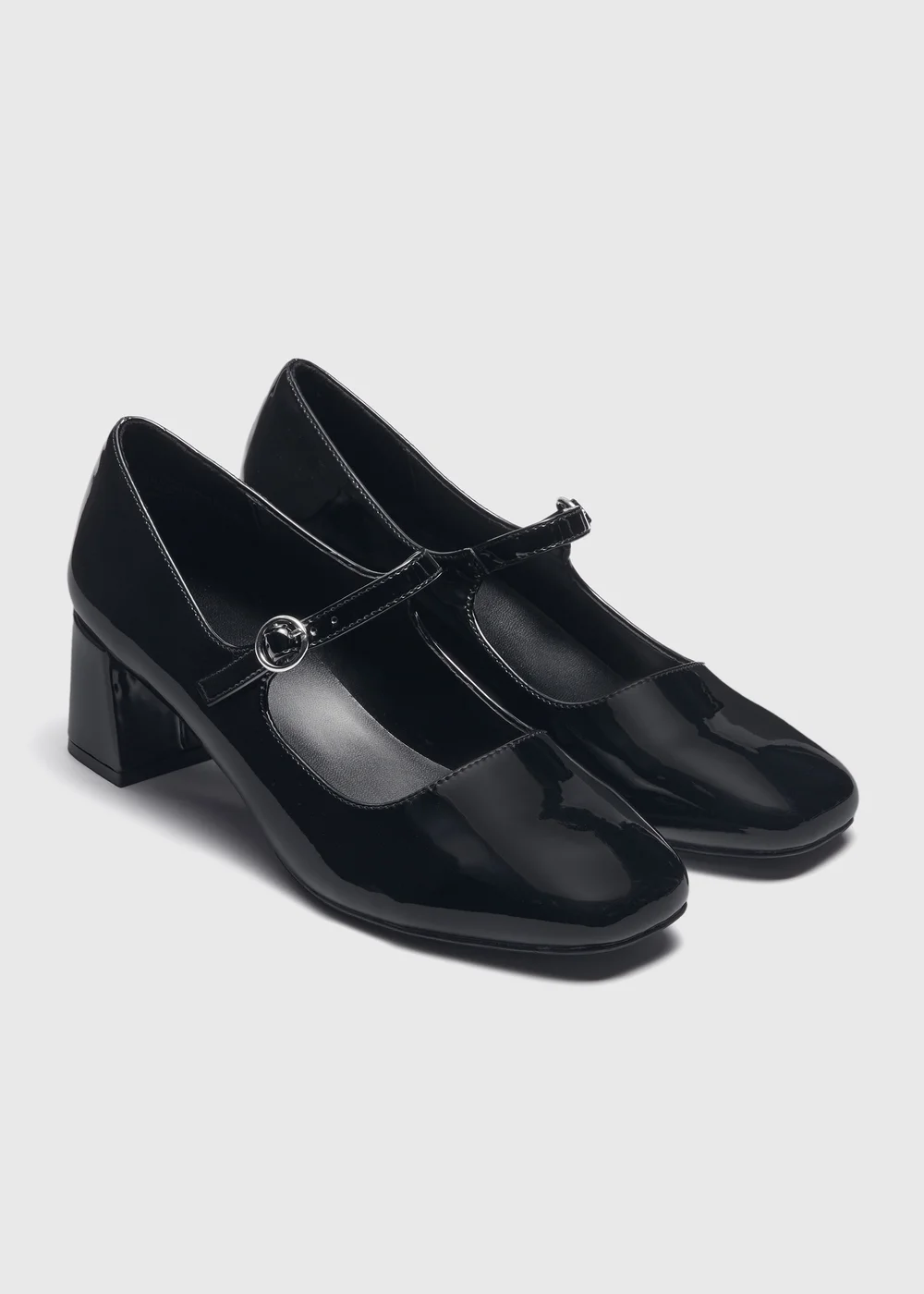 Black Mary Jane Heels - Size 3 Image 1
