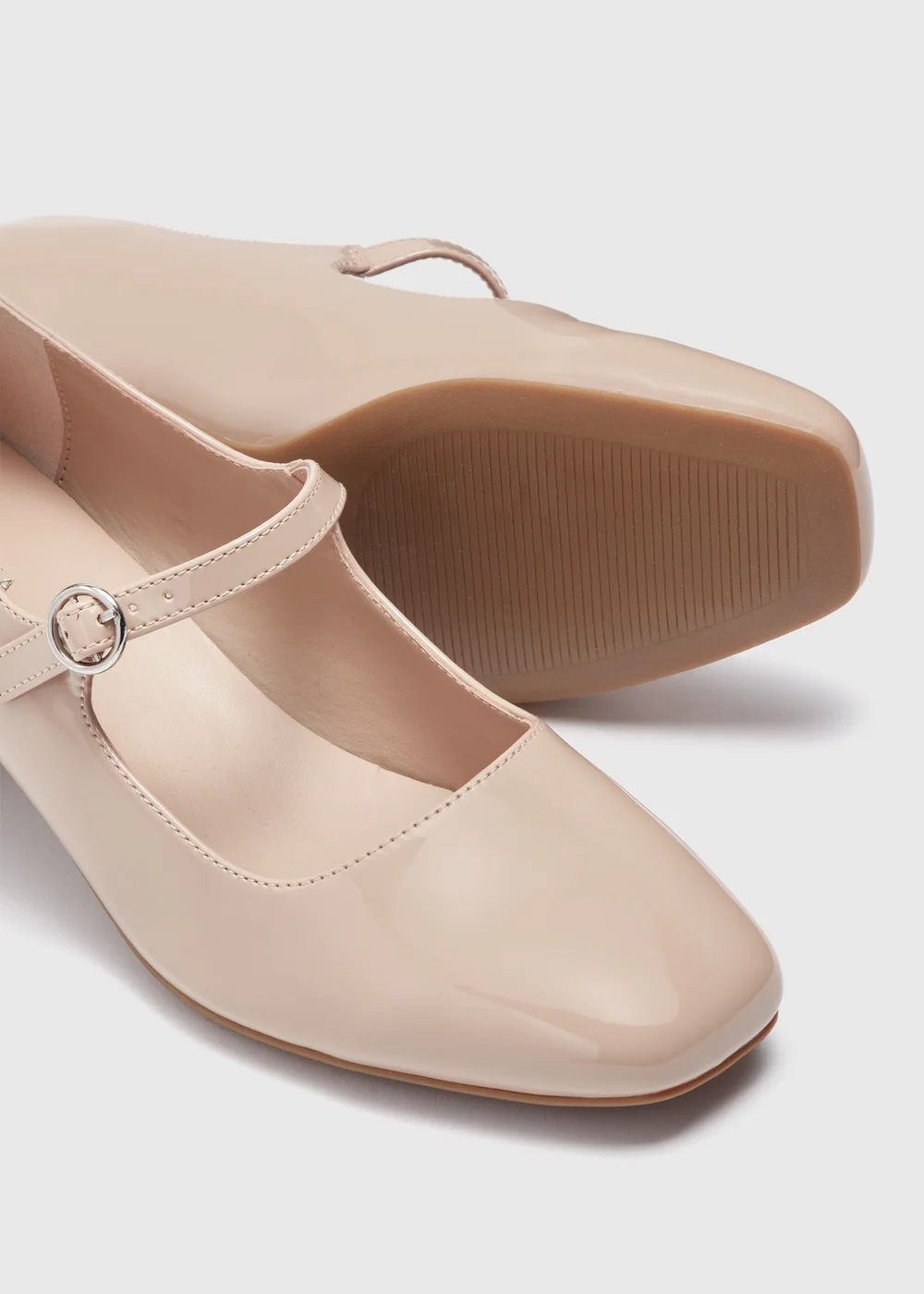 Nude Mary Jane Heels - Size 3 Image 2