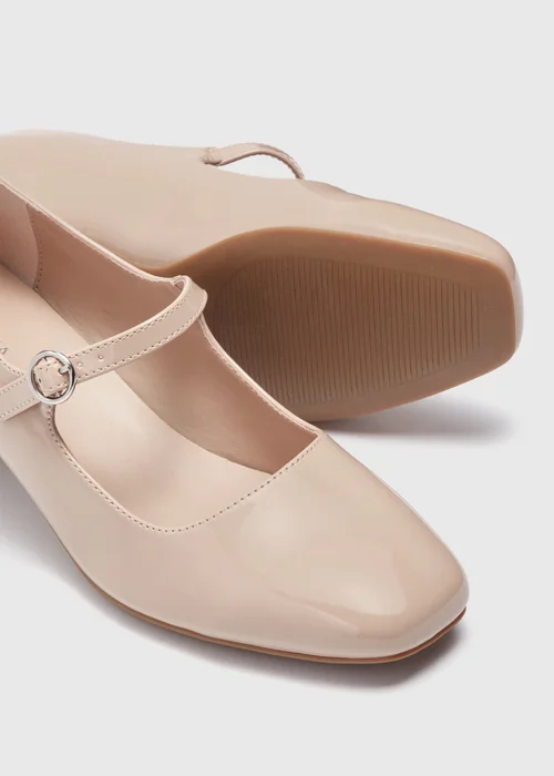 Nude Mary Jane Heels - Size 3 Image 2