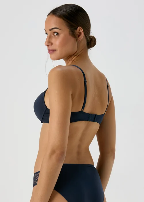 2 Pack Pink/Navy Lace Bra - 32A Image 3