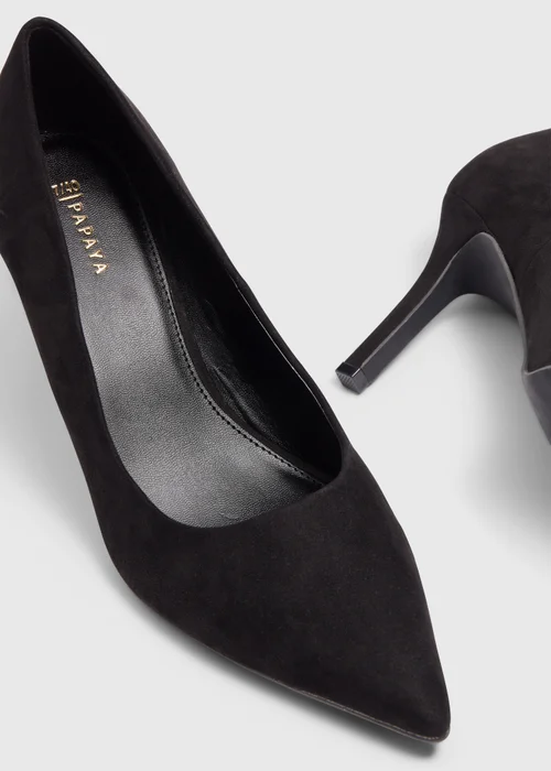 Black Court Point Heels - 7 Image 2