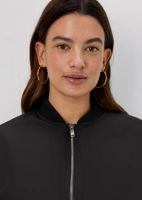 Black Bomber Jacket - 8 Image 6