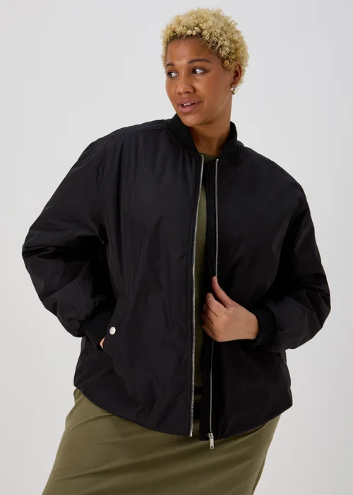 Black Bomber Jacket - 8 Image 1