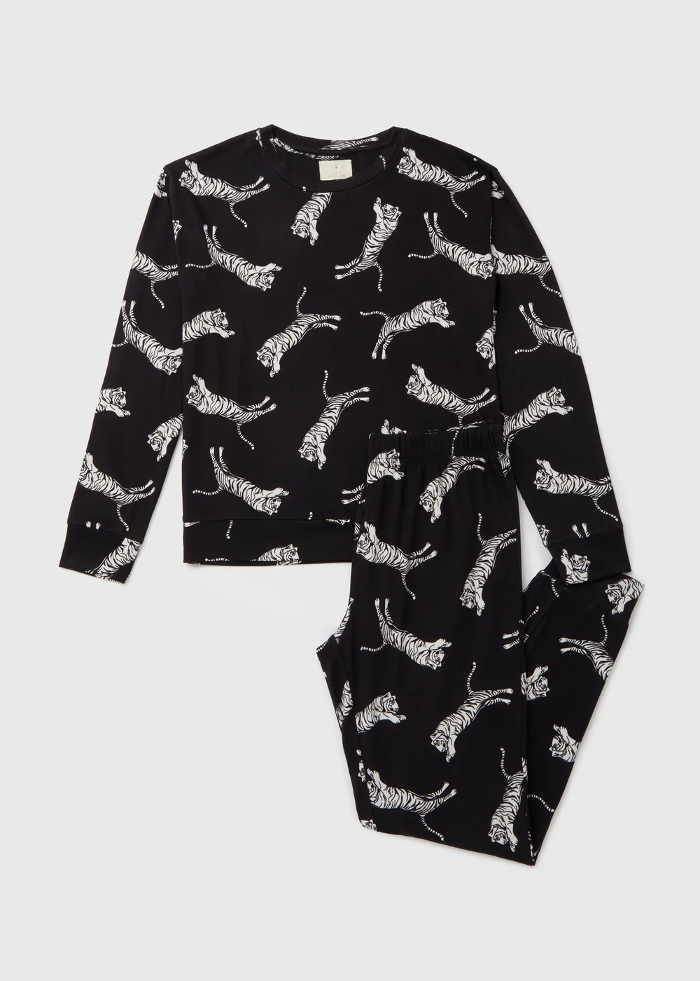 Navy Tiger Print Lounge Set - Extra small Image 4