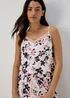 Pink Floral Cami Pyjama Set - Extra small Image 3
