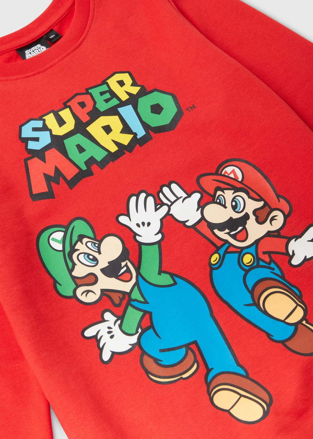 Mario Red Sweatshirt - 5 Yrs Image 2