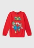 Mario Red Sweatshirt - 5 Yrs Image 1