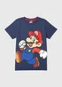 Mario Navy T-Shirt (5-12yrs) - Age 5 Years Image 1