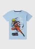 Kids Blue Naruto Print Short Sleeve T-Shirt (5-12yrs) - Age 5 Years Image 1
