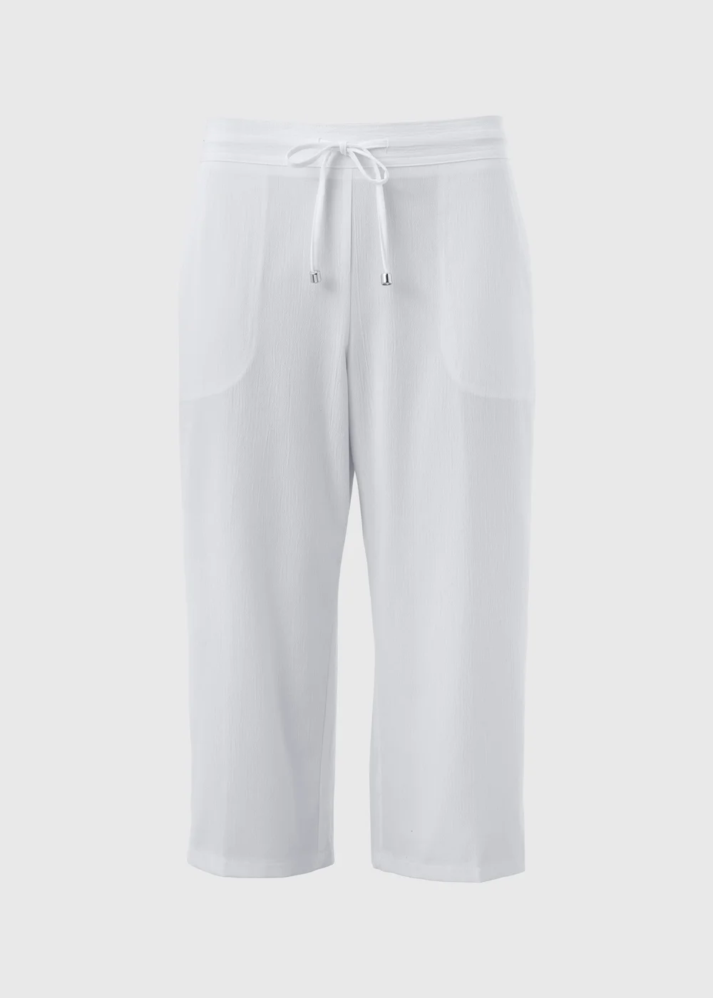White Crop Trousers - 10 Image 5