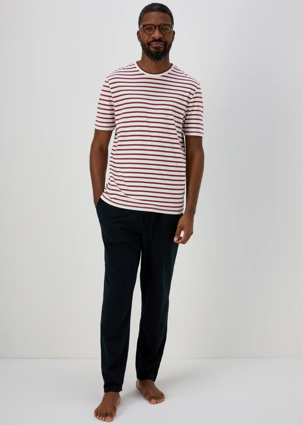 Orange Stripe Pyjama Set - Extra small Image 1