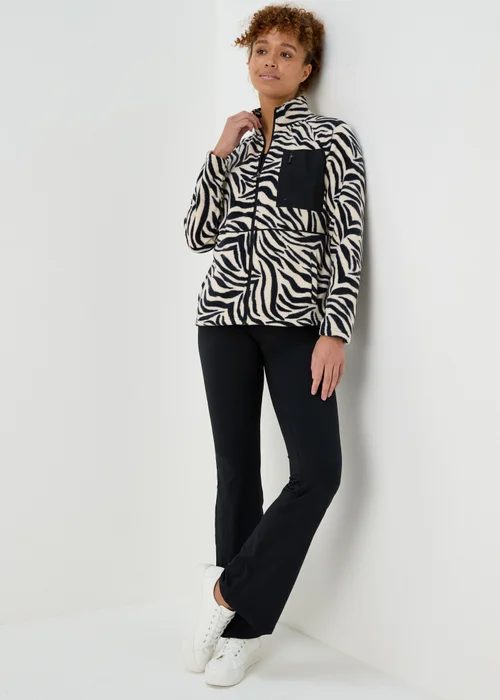 Souluxe Black Slim Flare Leggings - 8 Image 4