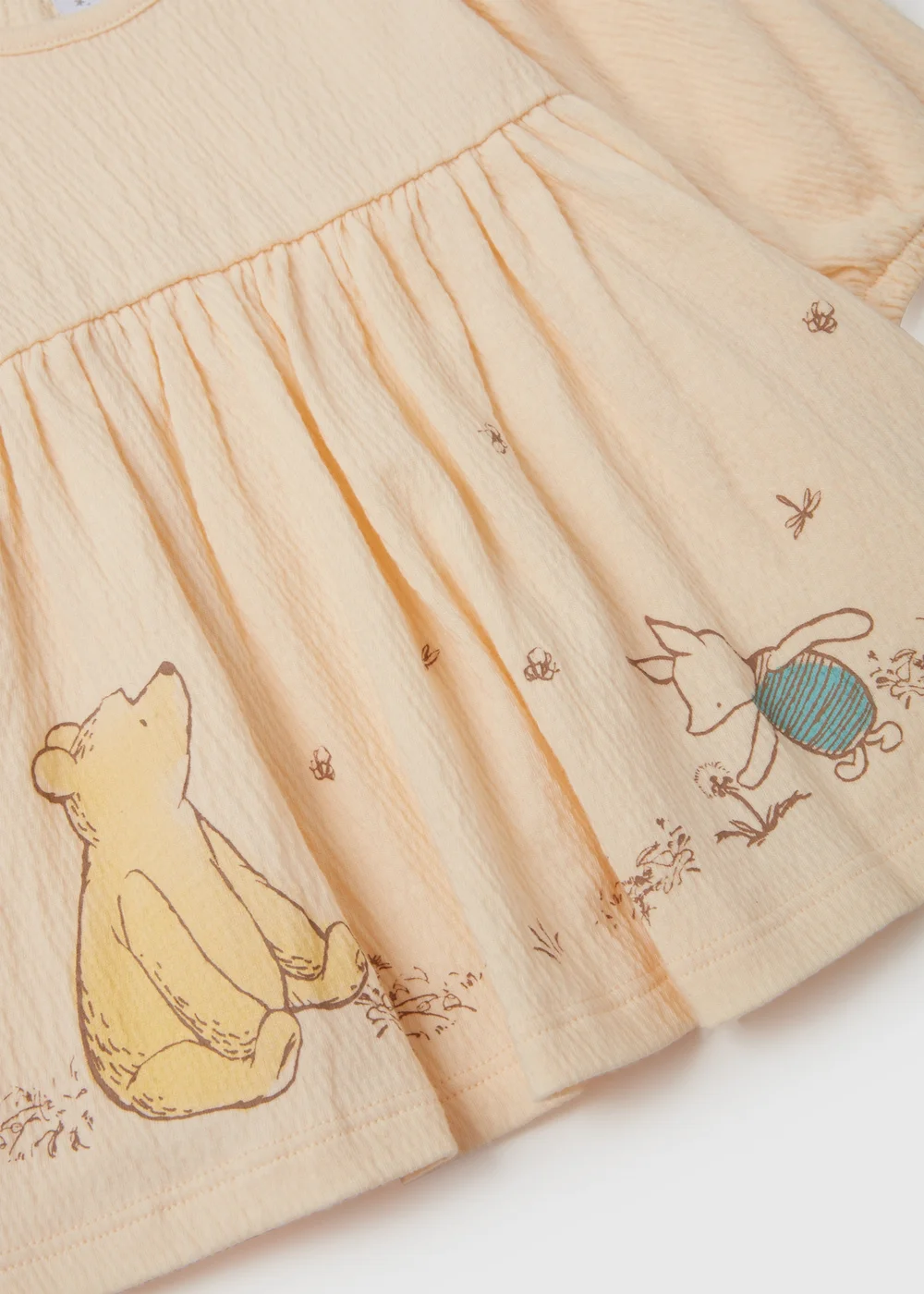 Winnie The Pooh Baby Cream Dress And Headband (Newborn-23mths) - 0-3 months Image 2