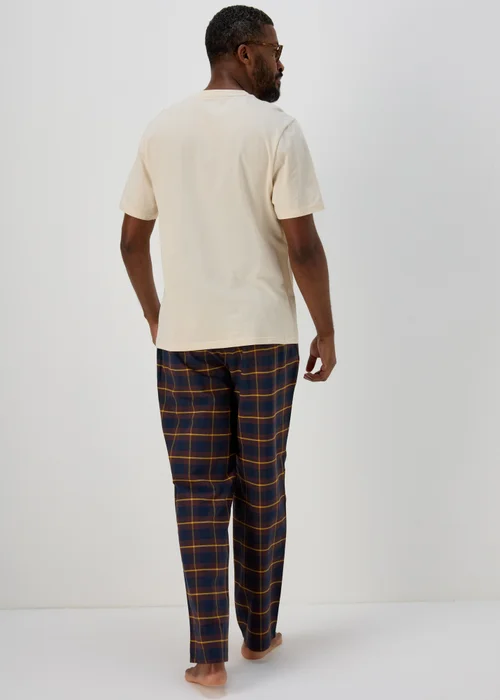 Cream Check Pyjama Set - Extra small Image 2