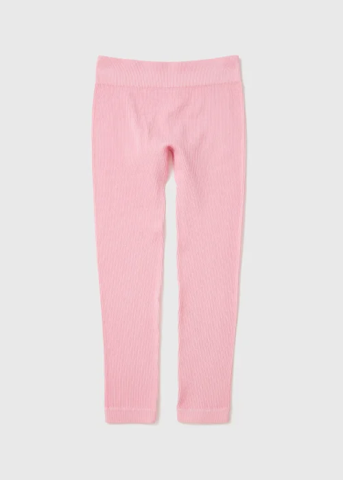Girls Pink Seamless Leggings (7-15yrs) - S Image 1