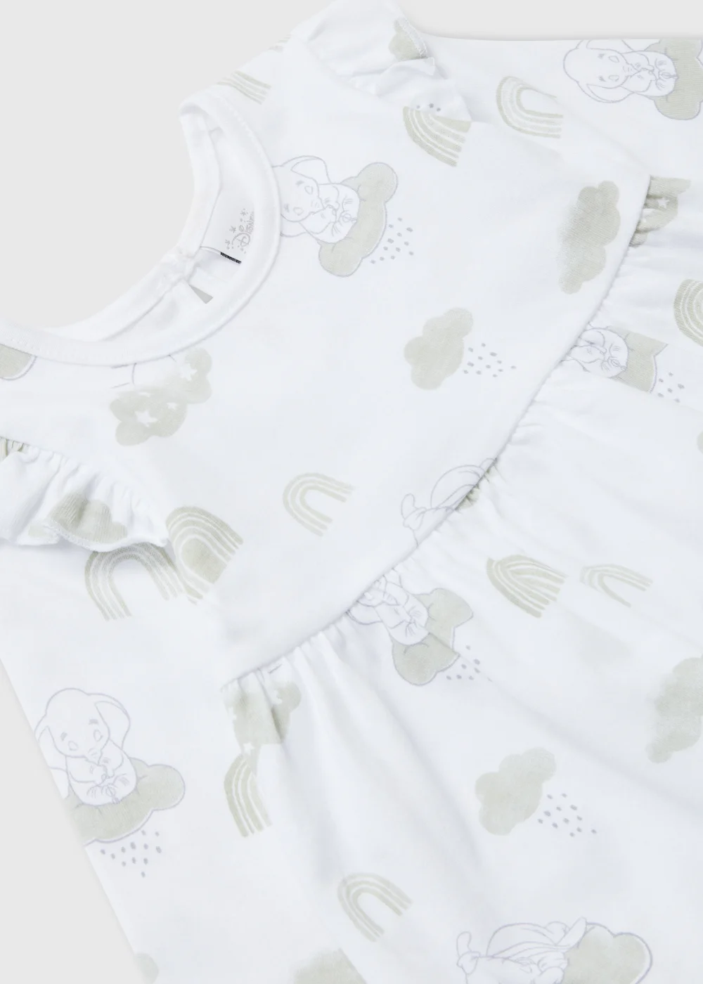 Baby White Dumbo Dress (Newborn-23mths) - Newborn Image 2
