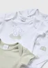 3 Pack Baby Dumbo Bodysuits (Tiny Baby-18mths) - Tiny Baby Image 2