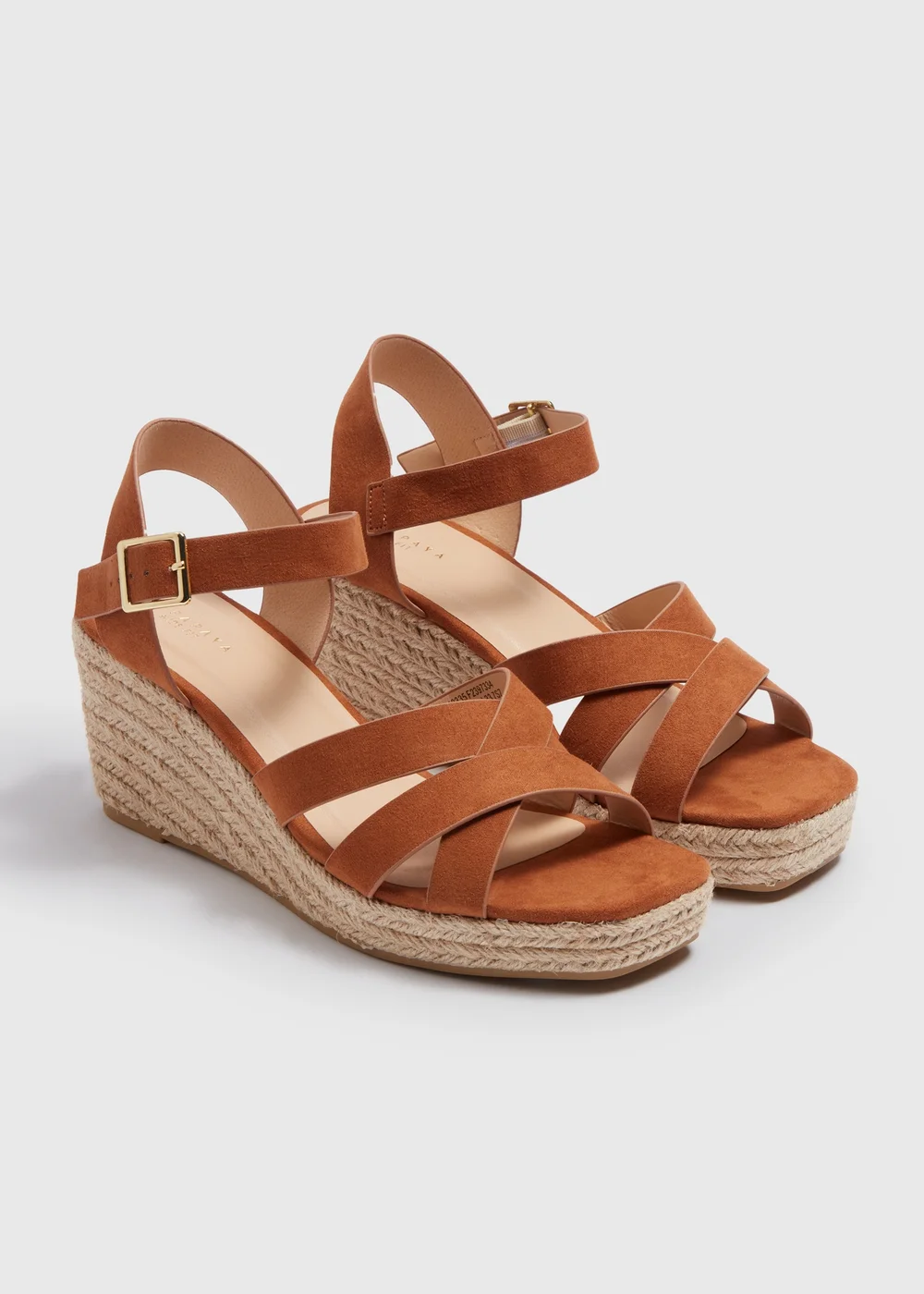 Tan Espadrille Heels - Size 3 Image 1