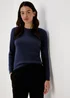 Navy Baby Cable Knit Jumper - 8 Image 1