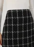 Black Boucle Skirt - Size 8 Image 3