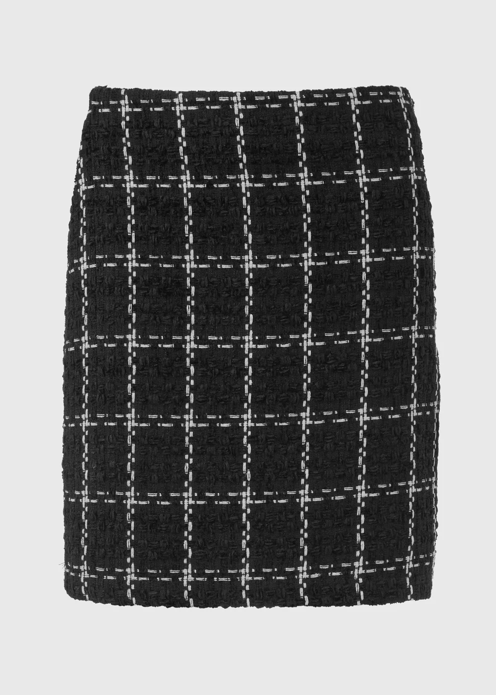 Black Boucle Skirt - Size 8 Image 5