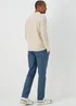 Blue Slim Fit Stretch Chinos - 30 Waist Regular Image 2