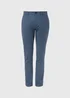 Blue Slim Fit Stretch Chinos - 30 Waist Regular Image 5