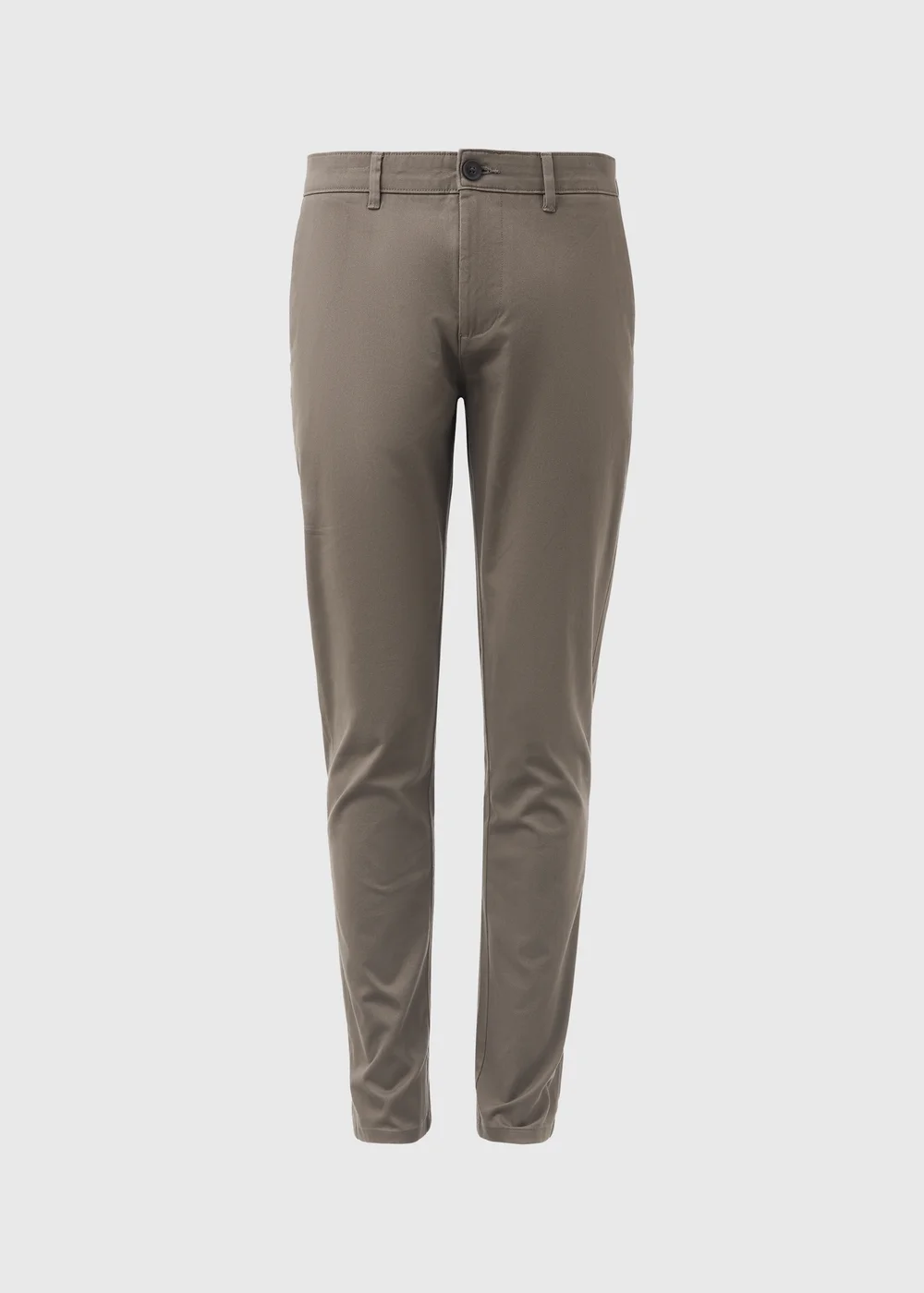 Brown Slim Fit Stretch Chinos - 30 Waist Regular Image 5