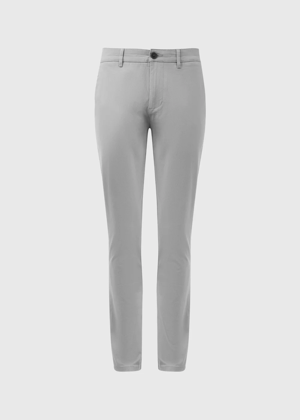 Grey Slim Fit Stretch Chinos - 30 Waist Regular Image 5