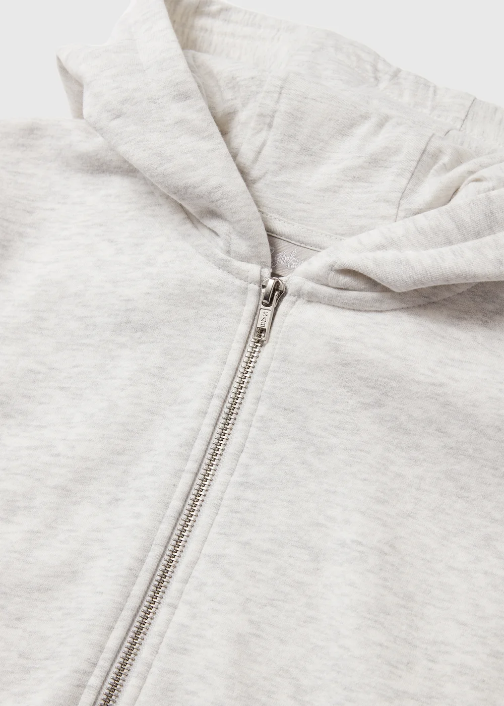 Girls Grey Zip Up Hoodie (7-15yrs) - 7 Yrs Image 2