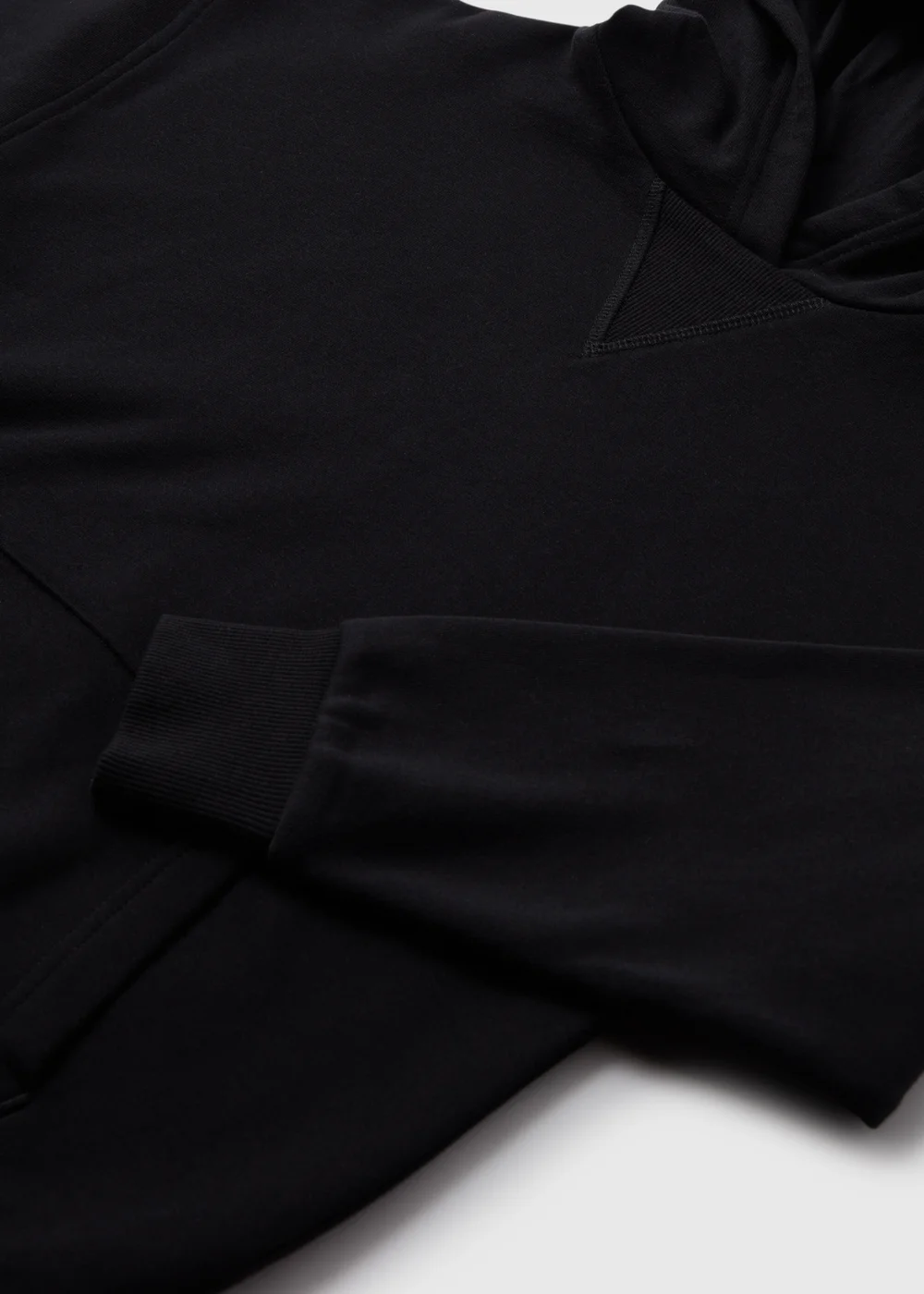 Girls Black Oversized Hoodie (7-15yrs) - 7 Yrs Image 2