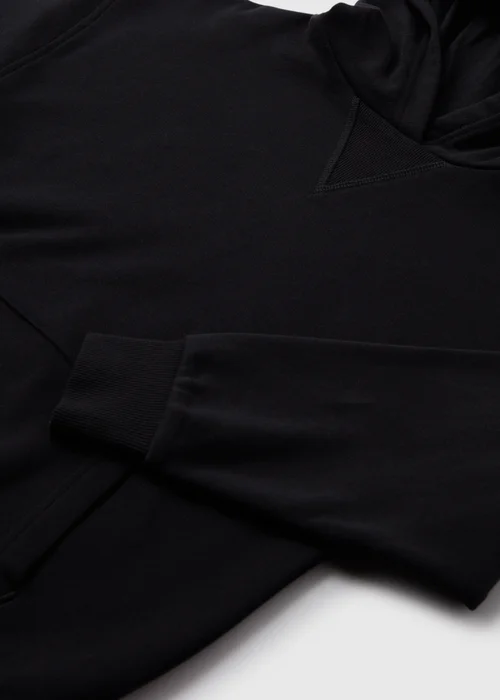 Girls Black Oversized Hoodie (7-15yrs) - 7 Yrs Image 2