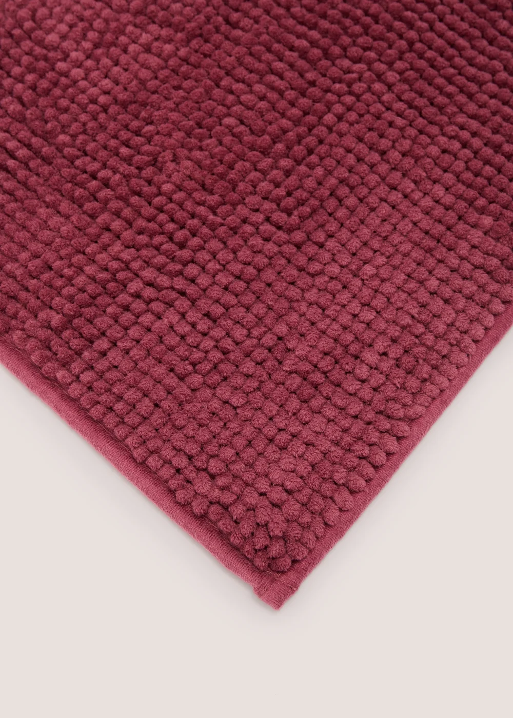 Prune Chenille Bath Mat Image 2