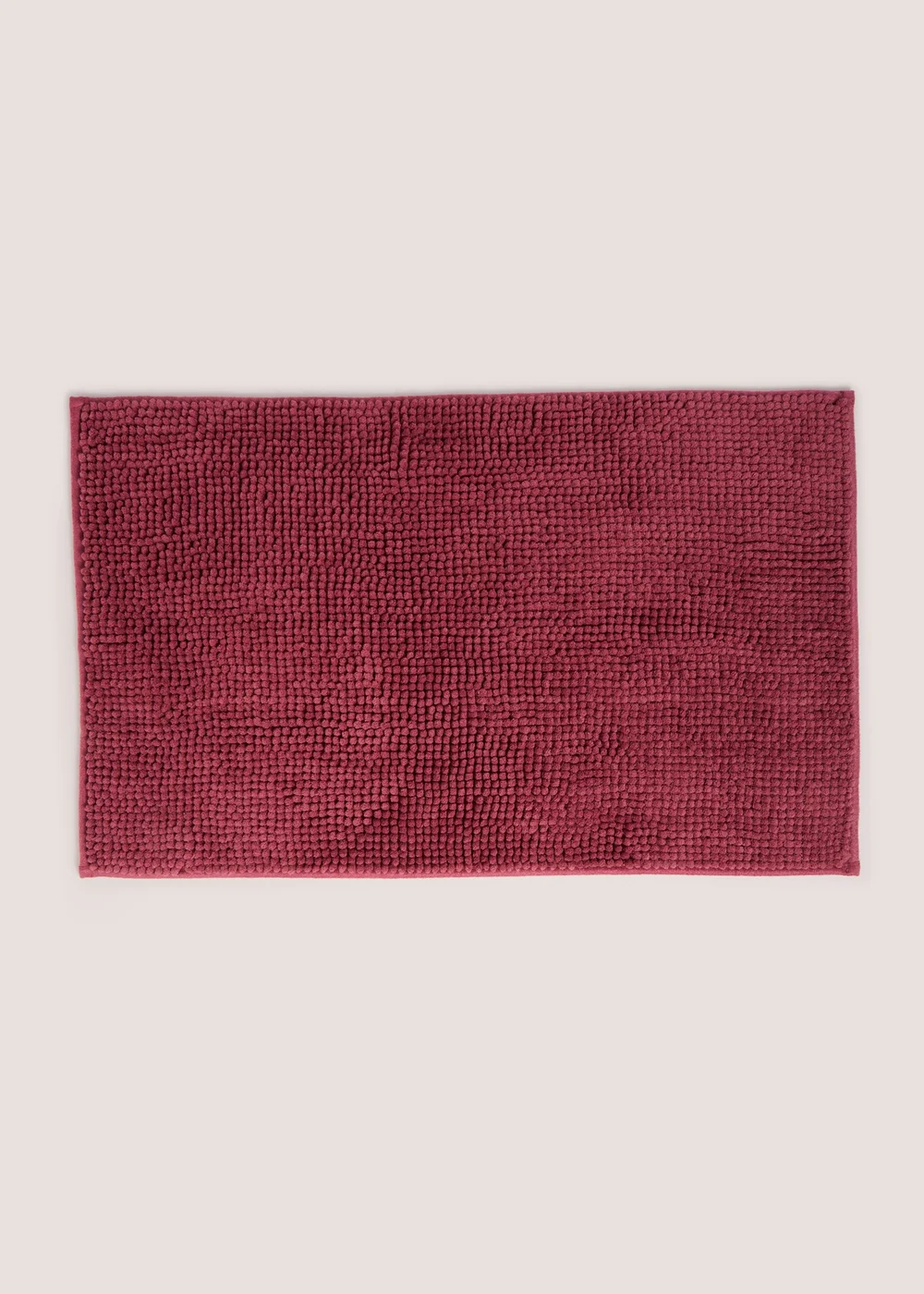 Prune Chenille Bath Mat Image 1