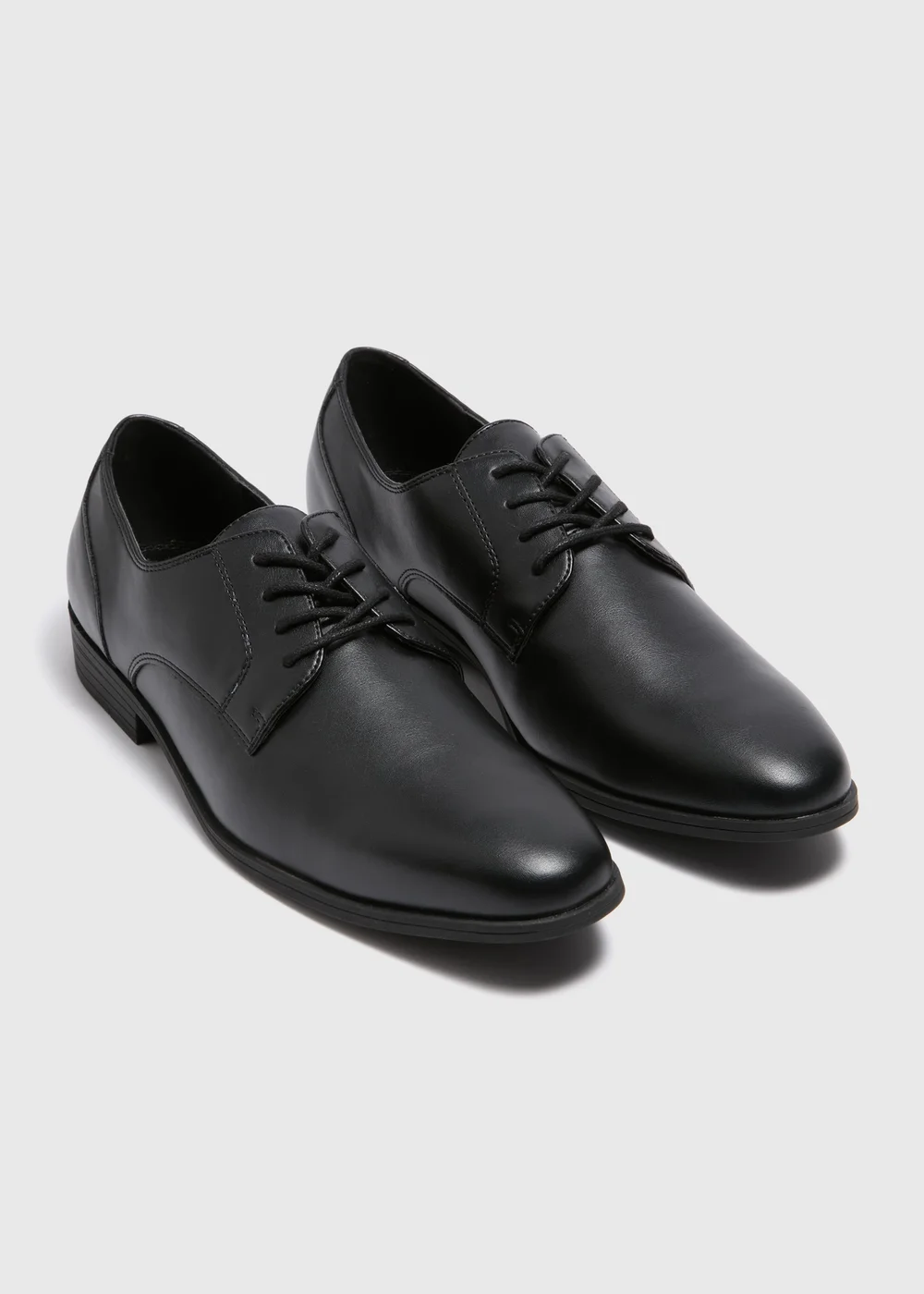 Black Derby Shoes - Size 6 Image 1