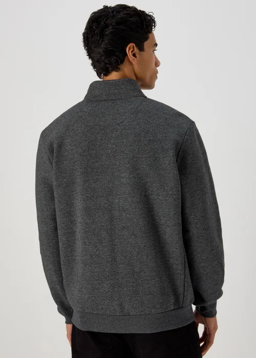 Black Grindle Essential Funnel Neck Jumper - S Image 2