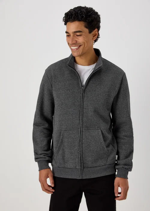 Black Grindle Essential Funnel Neck Jumper - S Image 1