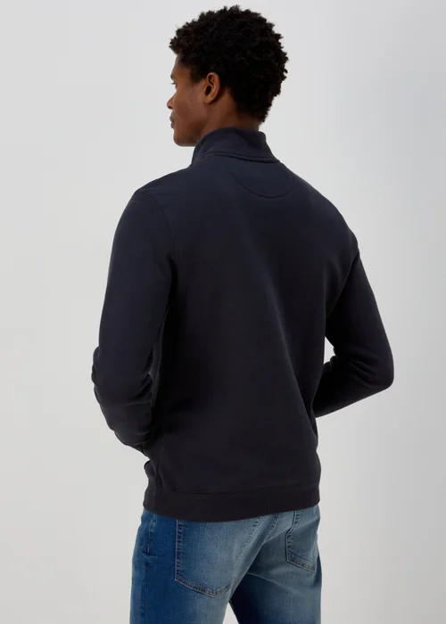 Navy Half Zip Essential Fleece - S Image 2