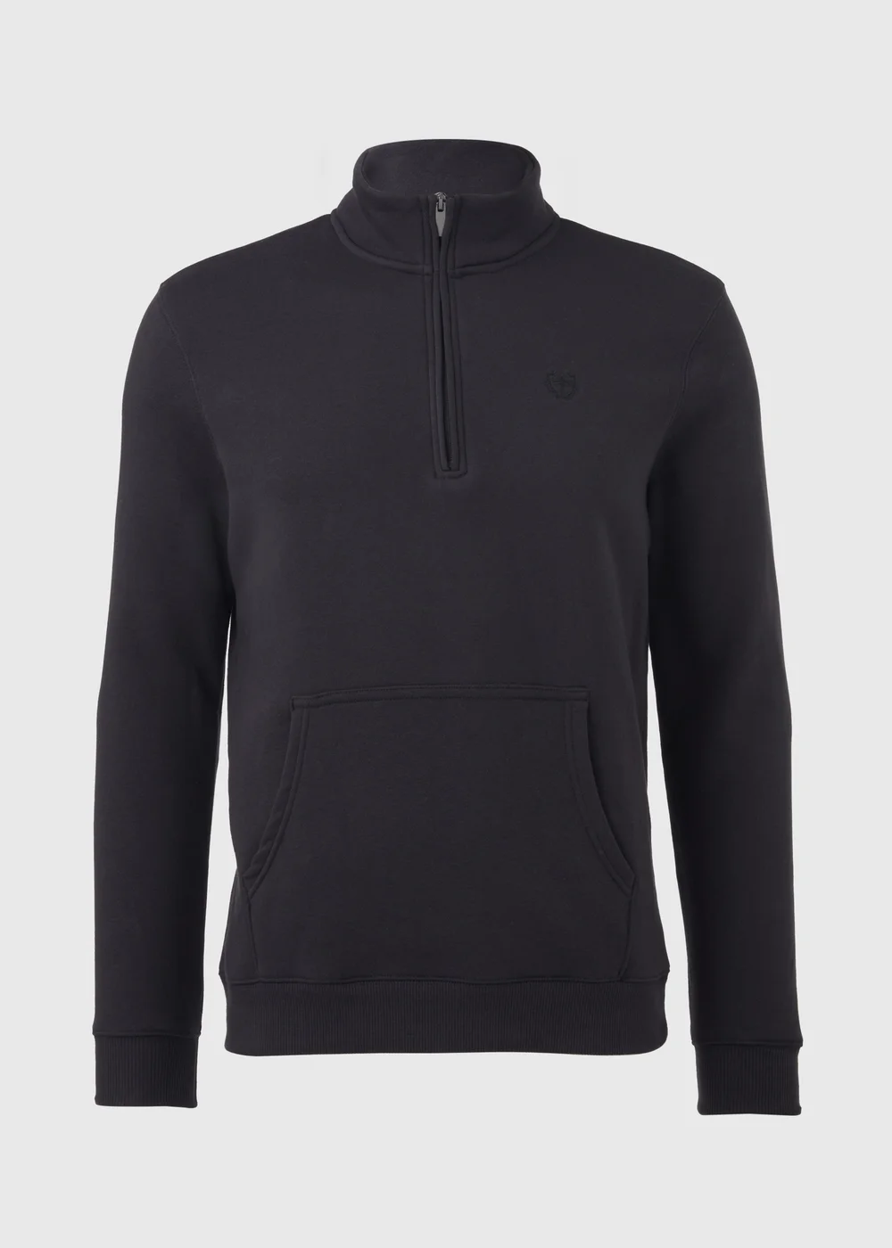 Navy Half Zip Essential Fleece - S Image 5