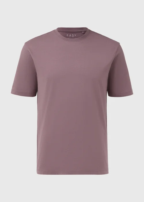 Lilac Essential Crew Neck T-Shirt - Small Image 5