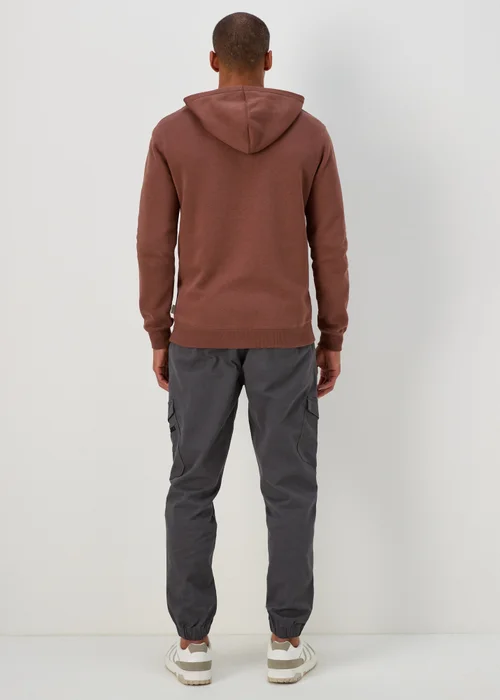 Brown Essential Pull On Hoodie - S Image 2