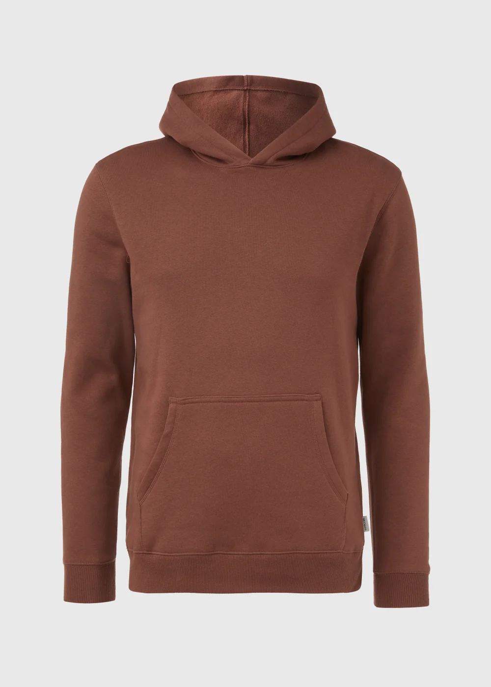 Brown Essential Pull On Hoodie - S Image 5