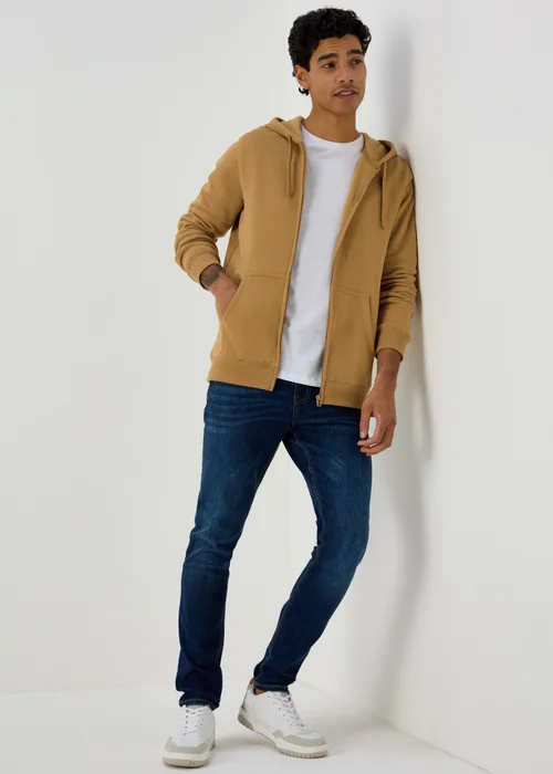 Bronze Essential Zip Up Hoodie - S Image 4