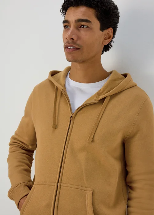 Bronze Essential Zip Up Hoodie - S Image 3