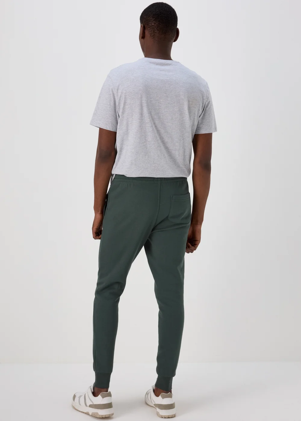 Khaki Slim Fit Cuffed Joggers - XS Image 2