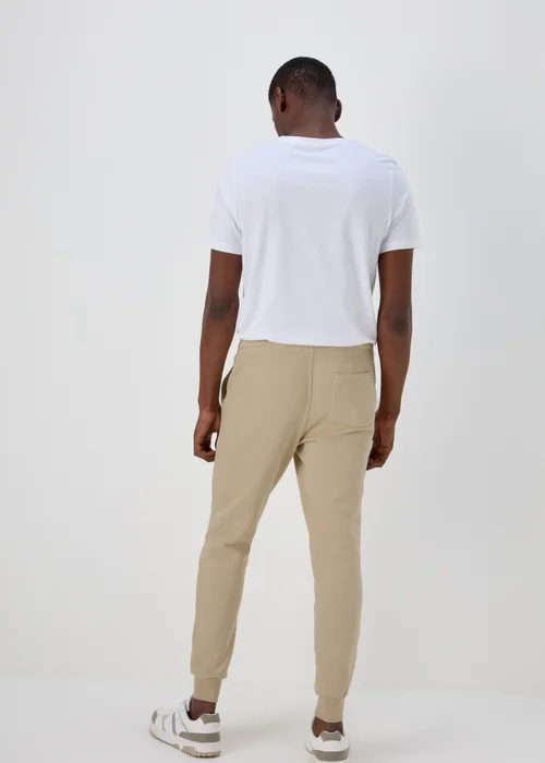 Cream Slim Fit Cuffed Joggers - XS Image 2