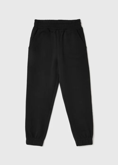 Girls Black Joggers (7-15yrs) - Age 7 Years Image 1