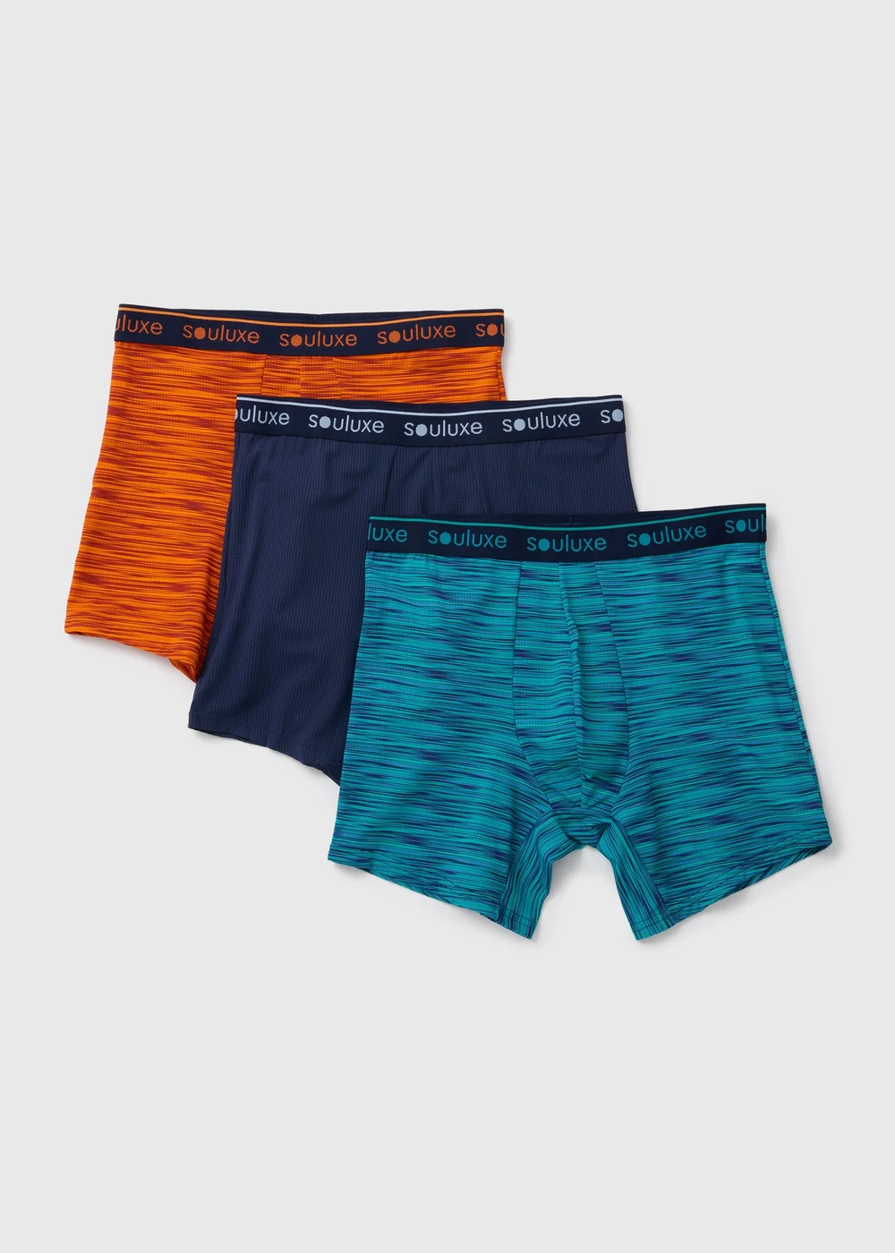 Souluxe 3 Pack Space Dye Boxers - S Image 1