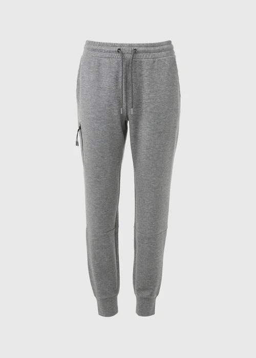 Grey Marl Souluxe Technical Joggers - Small Image 5