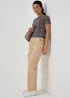 Stone Straight Cargo Pants - Size 8 Image 4